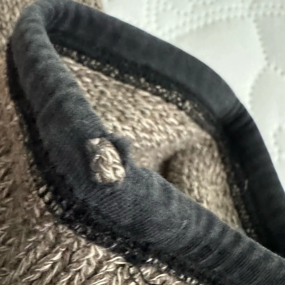 John Varvatos Linen Blend 4 Pocket Cardigan Sweater Brown Men's Size XL